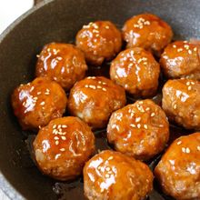 ワンパン10分！【甘酢肉だんご】揚げずに簡単！ふわふわ♩