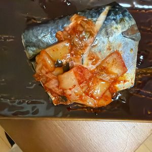 wanの作ってみた!投稿(簡単！サバのキムチ煮)