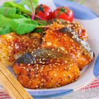 作りおきやお弁当にも♪『秋鮭のごま甘酢照り焼き』
