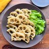 【れんこんの磯辺揚げ】かつお節でワンランクアップ!の工程4