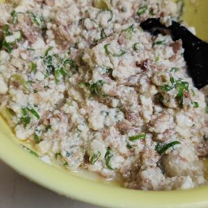 452857の作ってみた!投稿(混ぜるだけで激うま！【ツナ塩だれ豆腐】)