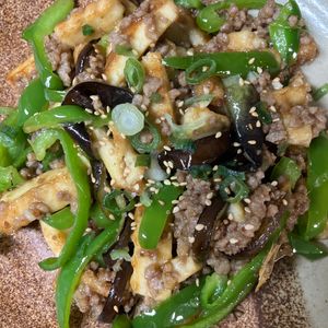 Heartmamの作ってみた!投稿(【とろとろ茄子が最高に旨い】豚ひき肉と厚揚げのオイスター炒め)