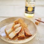 ちくわと薄切り大根のフライパン煮