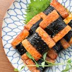 お餅じゃないよ（笑）厚揚げde磯辺焼き♡