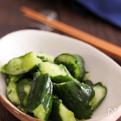 【ポリ袋で作るきゅうりのわさび漬け】簡単◎食材1品◎