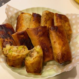 みわの作ってみた!投稿(たっぷり野菜とひき肉の春巻き)