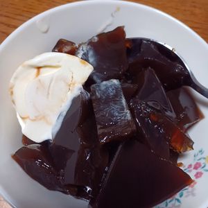 パーフェクトセルの作ってみた!投稿(寒天でフルフル！コーヒーゼリーフロート)