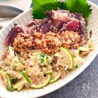 柑橘たっぷり【カツオのたたきの薬味サラダ】