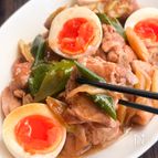 【しょうがでポカポカ】鶏肉とネギのポン酢生姜煮