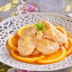 やわらかエビマヨのオレンジ風味【箸ですっと切れる】（介護食）