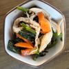 なおの作ってみた!投稿(【小松菜と蒸し鶏の棒棒鶏風】味付け簡単!レンジ調理)