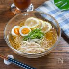 10分かんたん！　鶏ガラ醤油そうめん