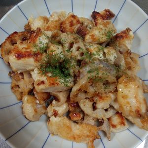 鶏皮坊主の作ってみた!投稿(【さっぱり】鶏むねとれんこんの塩レモン炒め)