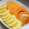 かぼちゃとじゃがいものオイマヨソテーの下準備