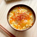 とろっとろ♪【卵と白菜の黄金スープ♡】