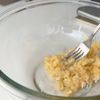 ＜混ぜて焼くだけ＞米粉のチョコバナナマフィンの工程1