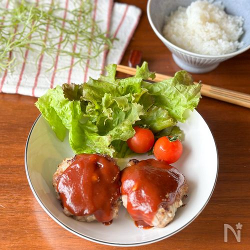 米粉で作る！つなぎ不要「絶品ハンバーグ」
