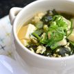 わかめと高野豆腐のかきたまスープ