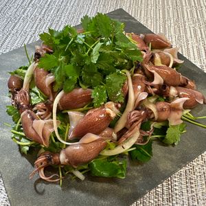 楽ラク手抜キッチン🐶🐾の作ってみた!投稿(ホタルイカと三つ葉のデリ風おつまみマリネ)