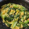 iwackの作ってみた!投稿(【チンゲン菜のふわふわ卵炒め】シンプルなのにあと引く美味しさ)