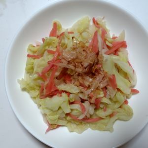 ふうかの作ってみた!投稿(【キャベツの紅生姜和え】爽やか辛味と酸味でパリパリ止まらない)