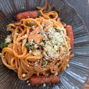 さきの作ってみた!投稿(洋食屋さんの基本ナポリタン)