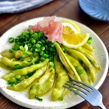【とろけるナスのカルパッチョ】レンジで簡単イタリアン