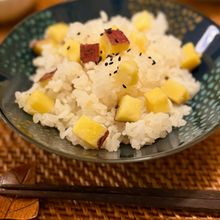 旬の味覚！甘さを引き出すシンプル【さつまいもごはん】