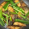 ニラたっぷり《鯖のスタミナ♡照り焼き》の工程2
