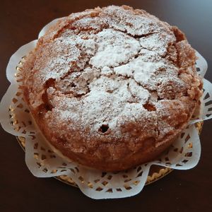358512の作ってみた!投稿(混ぜるだけでふわふわしっとり！りんごのシナモンシュガーケーキ)