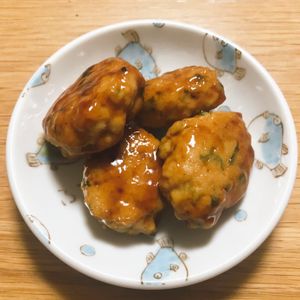 Nao★彡の作ってみた!投稿(偏食っ子完食！「照り焼き大葉つくね」冷凍ストックに大活躍♪)