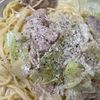 951315mayumiの作ってみた!投稿(【チキンとキャベツのクリームスープパスタ】スープ感覚でぺろり)