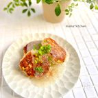 大根おろしのとろ〜りソースで！和風みぞれバーグ