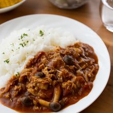 『トマトたっぷり!ポークきのこカレー』#子供#カフェ風