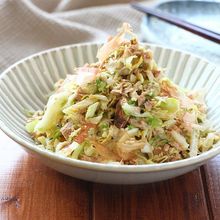 【ツナキャベツのマヨポン和え】ツナ缶でお手軽副菜!