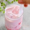 ゴンチャで大人気な【いちご杏仁もどき】の工程7