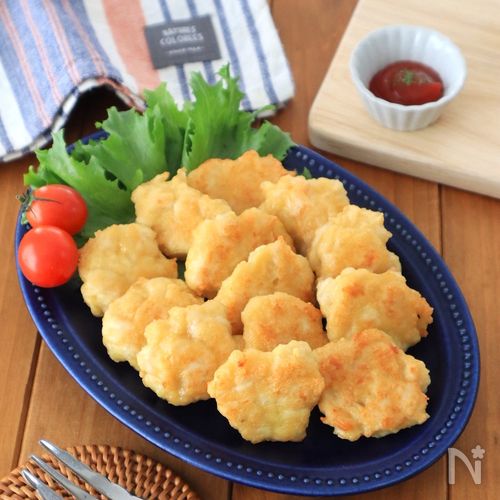 お弁当にも活躍！叩いて作る絶品チキンナゲット