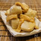 懐かしい味『里芋と油揚げのたいたん』