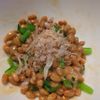 たりおの作ってみた!投稿(カブの葉と納豆の和え物)