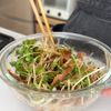 冷製鶏塩スープの【ねぎチャーシュー麺】の工程2