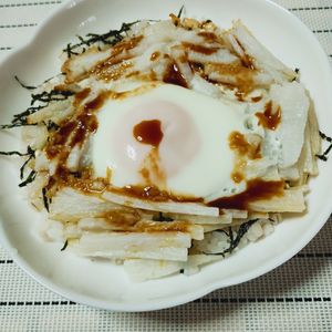 M＊Pの作ってみた!投稿(食材2つだけ！目玉焼きの新しい食べ方発見「長芋の巣ごもり卵」)