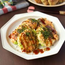 【春キャベツと豆腐で作る即席ミニお好み焼き】節約/カサマシ