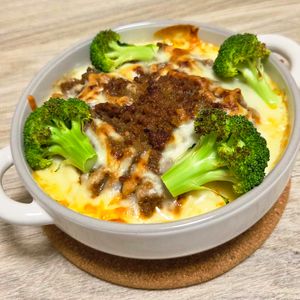 nanaの作ってみた!投稿(【ミラノ風ドリア】レンジ&トースターでお手軽！なのに本格的！)