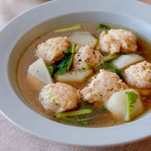 【簡単♪鶏だんごとかぶの中華スープ】体がぽかぽか温まる♪
