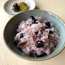 炒り黒豆ごはん