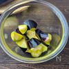 抱えて食べたい♪【なすと生ハムのマスタードマリネ】の工程2