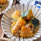 【レンジで作る】かぼちゃのそぼろ煮