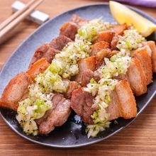 【ねぎ塩豚カルビ焼き】焼肉屋さんのあの味をノンフライヤーで♪