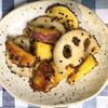 o-missoの作ってみた!投稿(【さつまいもと蓮根のごまみりん焼き】調味料2つ！秋おかず♡)