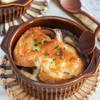 【オニオングラタンスープ】10分で至福の飴色
